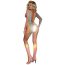 Платье Star Night Sexy Mesh Colourful Mini Dress, разноцветное - Фото №8