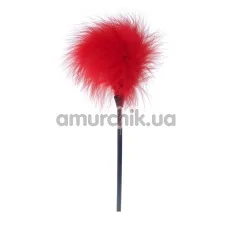 Перышко для ласк Boss Series Fetish Feather Tickler, красное - Фото №1