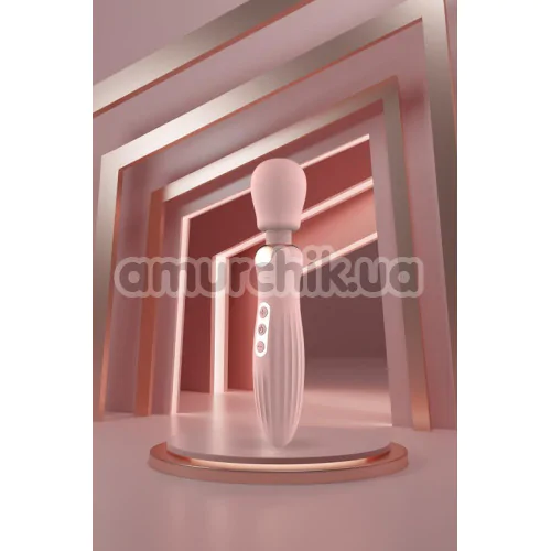 Универсальный вибромассажер Glam Large Wand Vibrator, светло-розовый