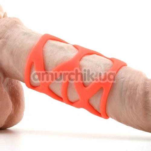 Набор насадок Posh Silicone Lover’s Cages, оранжевый