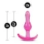 Анальная пробка B Yours Curvy Anal Plug, розовая - Фото №5