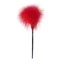 Перышко для ласк Boss Series Fetish Feather Tickler, красное - Фото №1