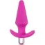 Анальная пробка с вибрацией Discover Vibrating Silicone Anal Plug, розовая - Фото №2