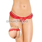 Трусики-стринги G-String (модель 2452), красные - Фото №1