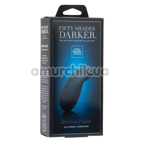 Клиторальный вибратор Fifty Shades Darker Delicious Tingles, серый