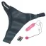 Вибротрусики Leatherlook Panty Quakers with Vibrator - Фото №1