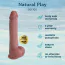 Фалоімітатор Natural Play Silicone Dildo D3, тілесний - Фото №10