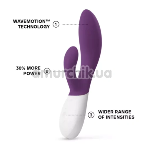Вибратор Lelo Ina Wave 2 Plum (Лело Ина Вейв 2), фиолетовый