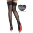 Чулки Star Night Lace Stockings With Line, черные - Фото №2