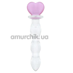 Анальний фалоімітатор Gildo Handmade Glass Butt Plug No.35, прозоро-рожевий - Фото №1