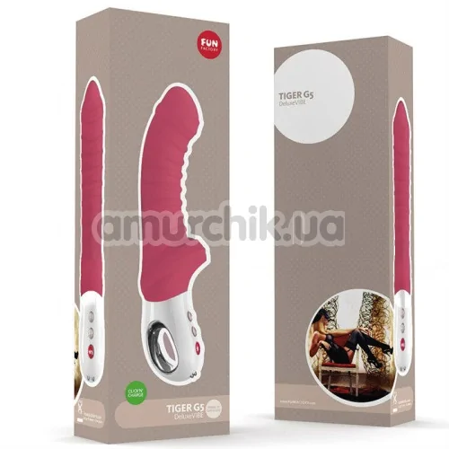 Вибратор для точки G Fun Factory Tiger G5, красный