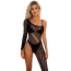Комбінезон Star Night One Shoulder Stripe Bodystocking, чорний - Фото №2