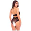 Боди Midnight Halter Teddy, черное - Фото №2