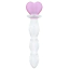 Анальный фаллоимитатор Gildo Handmade Glass Butt Plug No.35, прозрачно-розовый - Фото №1