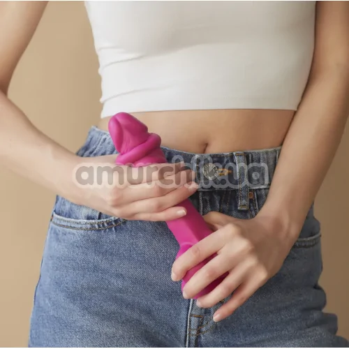 Фаллоимитатор Strap-On-Me Sliding Skin Realistic Dildo L, розовый