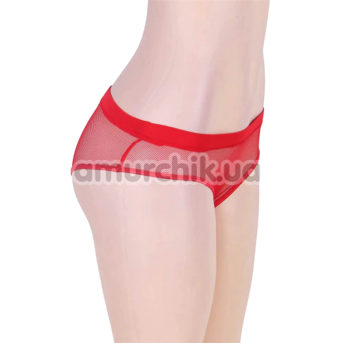Трусики Star Night Netted Open Back Hipster Panty, красные