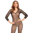 Комбинезон Leg Avenue V Front Bodystocking, черный - Фото №5