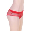 Трусики Star Night Netted Open Back Hipster Panty, красные - Фото №4