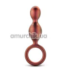 Анальная пробка Anal Adventures Matrix Duo Loop Plug, оранжевая - Фото №1