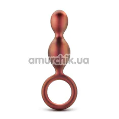 Анальна пробка Anal Adventures Matrix Duo Loop Plug, помаранчева - Фото №1