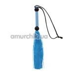 Плеть Silicone Flogger Whip, голубая - Фото №1