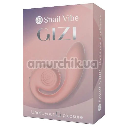Вібратор для клітора і точки G Snail Vibe Gizi, рожевий