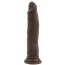 Фаллоимитатор T-skin ReaL Lascivious Dildo, темно-коричневый - Фото №1