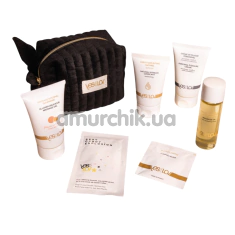 Набір інтимних засобів YESforLOV Valentine's Day Pouch в чорній косметичці - Фото №1