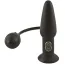 Анальний розширювач з вібрацією Malesation Inflatable Vibrating Butt Plug, чорний - Фото №1