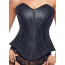 Корсет Zado Fetish Leather Corset, черный - Фото №6