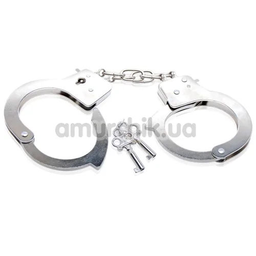 Наручники Beginner's Metal Cuffs, срібні