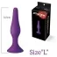 Анальная пробка Mai Attraction Pleasure Toys №34, фиолетовая - Фото №3