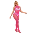 Комбинезон Star Night Rose Lace and Fishnet Turtleneck Bodystocking, розовый - Фото №2
