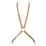 Портупея Bijoux Indiscrets Maze 8 Harness, коричневая - Фото №1