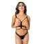 Боди Daring Intimates Strappy Body With Open Cups, черное - Фото №2