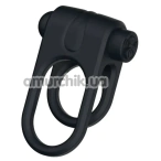 Виброкольцо для члена Passion Play Silicone Vibrating Dual Cockring, черное - Фото №1