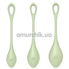 Набір вагінальних кульок Satisfyer Yoni Power 2, зелений - Фото №1