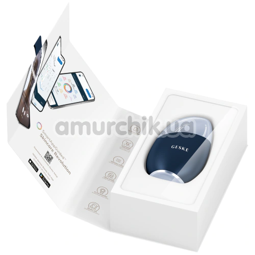 Массажер для глаз и лица Geske Cool & Warm Eye and Face Massager 7 in 1, синий