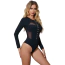 Боді Star Night Hook Buckles Bodysuit, чорне - Фото №3