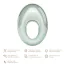Массажер для глаз Geske Cool & Warm Eye Massager 7 in 1, зеленый - Фото №6
