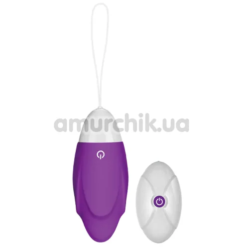 Виброяйцо Lovetoy Rechargeable Joy Remote Control Egg, фиолетовое - Фото №1