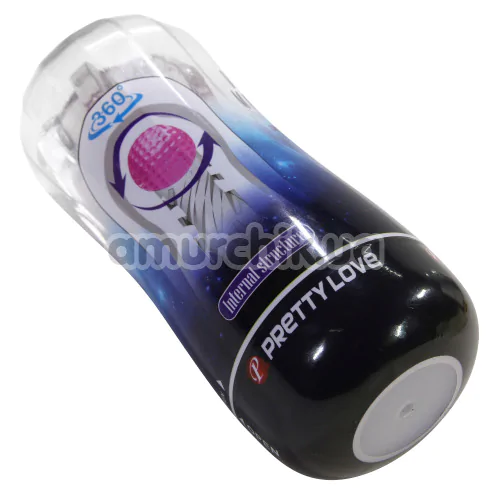 Мастурбатор Pretty Love Vacuum Cup Masturbator Aquarius, прозорий
