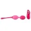 Вагинальные шарики с вибрацией Smile Remote Controlled Love Balls, розовые - Фото №1