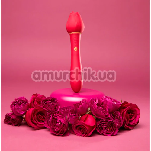 Вібратор для клітора і точки G Secret Kisses Lingo Rosegasm, червоний