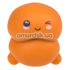 Іграшка-антистрес Пеніс Stretchy Penis Huggable 7 см, помаранчева - Фото №1