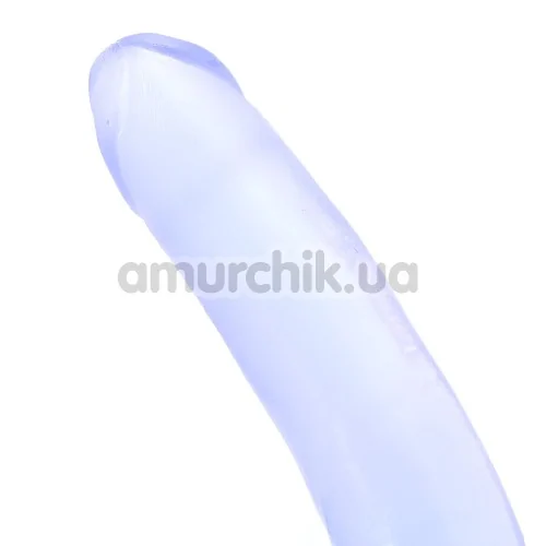 Фаллоимитатор Basix Rubber Works 10 Dong With Suction Cup, прозрачный