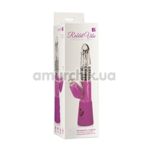 Вібратор Rabbit Vibe Circle Of Light Prismatic Purple, фіолетовий
