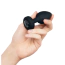 Анальная пробка с вибрацией B-Vibe Vibrating Jewel Plug M/L, черная - Фото №5