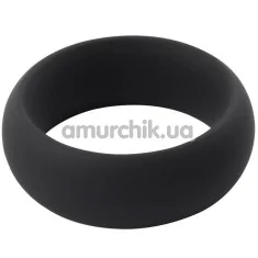 Эрекционное кольцо GK Power Infinity Silicone Ring M, черное - Фото №1