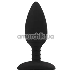 Анальная пробка с вибрацией Black Mont Anal Libido, черная - Фото №1